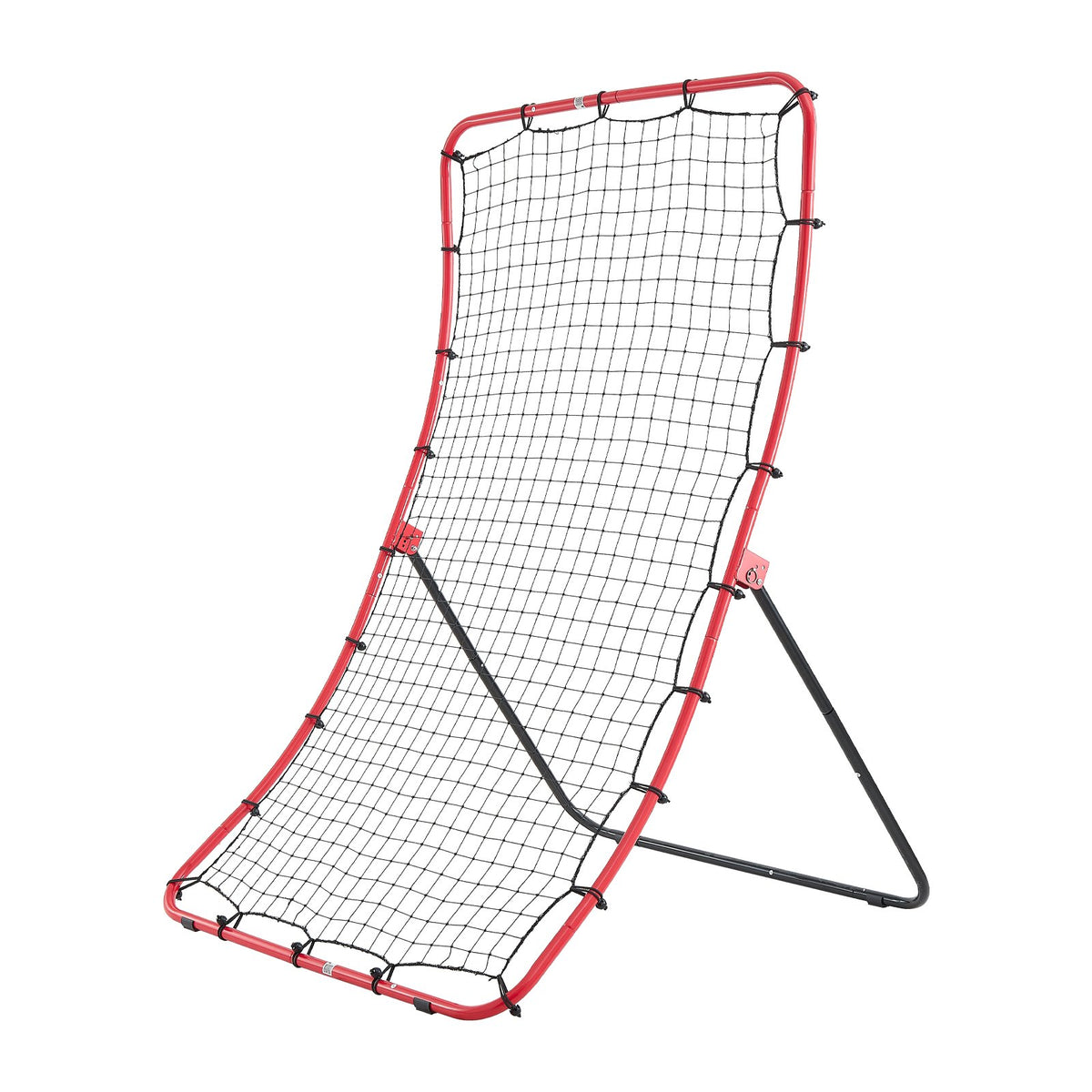 Baseball Softball Rebounder Net 1080 x 1740 mm Pitch Back Trainer, 5 Adjustable Angles, Heavy-duty Steel Frame, All Angle Bounce Back Net for Pitching & Fielding Training Aid, Return Practice