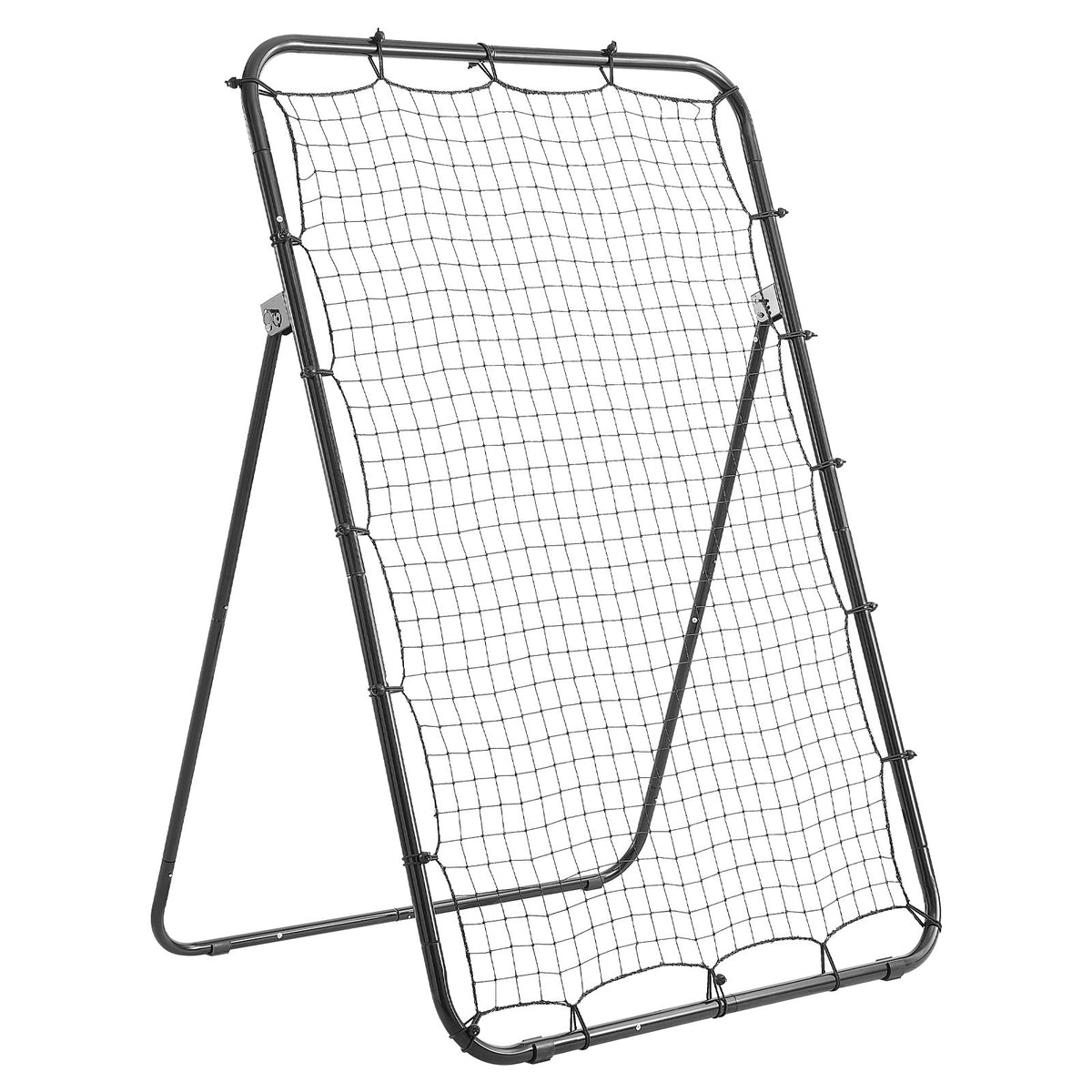 Baseball Softball Rebounder Net 1210 x 1730 mm Pitch Back Trainer, 5 Adjustable Angles with Strike Zone Target, Steel Frame, Bounce Back Net for Pitching & Fielding Training, Return Practice