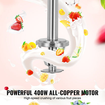 400W Stainless Steel Ice Cream Blender with High-Speed Mixing, 10 kg