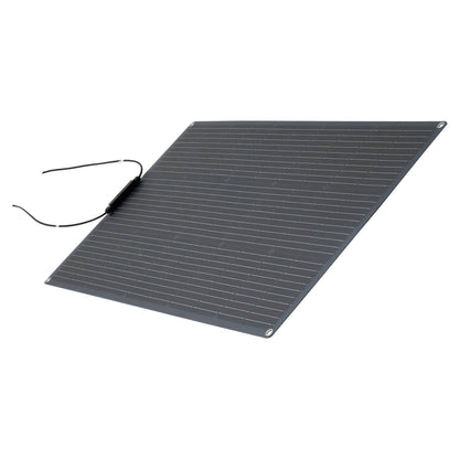 Flexible Solar Panel, 100W Semi-Flexible Bendable Monocrystalline Solar Panel, 23% Efficiency Mono Off-Grid Charger with MC4 Output, IP67 Waterproof for Marine RV Car Cabin Curved Surfaces
