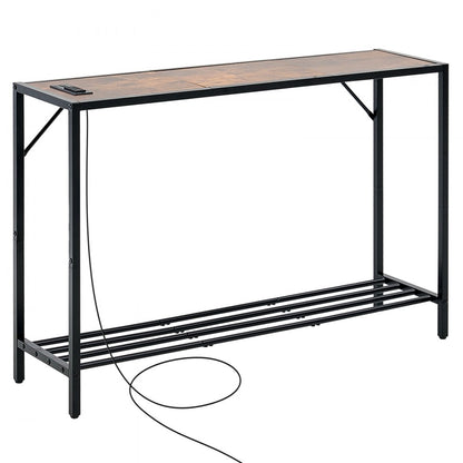 VEVOR Narrow Console Sofa Table Couch Table 106 cm for Entryway & Living Room