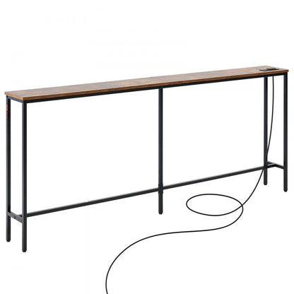 VEVOR Narrow Console Sofa Table Couch Table 180 cm for Entryway & Living Room