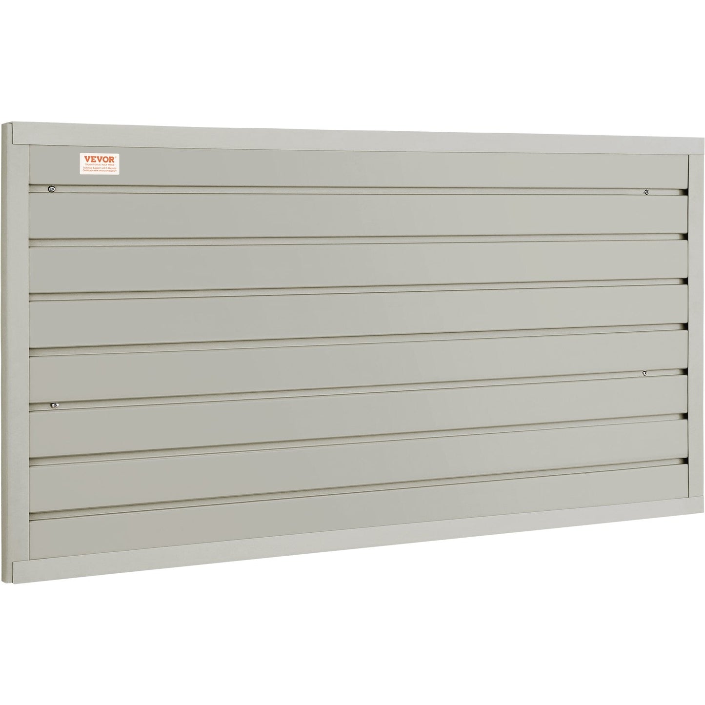 Gray Slatwall Panels for Garage and Retail - Set of 2, 122 x 31 cm