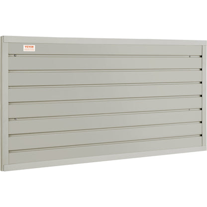 VEVOR Slatwall Panels, 121.9 x 30.48 cm Gray Garage Wall Panels (Set of 2 Panels),