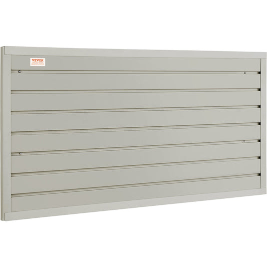VEVOR Slatwall Panels, 121.9 x 30.48 cm Gray Garage Wall Panels (Set of 2 Panels),