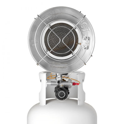 VEVOR Propane Tank Top Heater with Portable Trolley 15000 BTU Infrared Single Burner