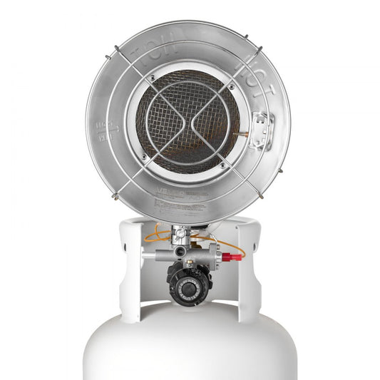 VEVOR Propane Tank Top Heater with Portable Trolley 15000 BTU Infrared Single Burner