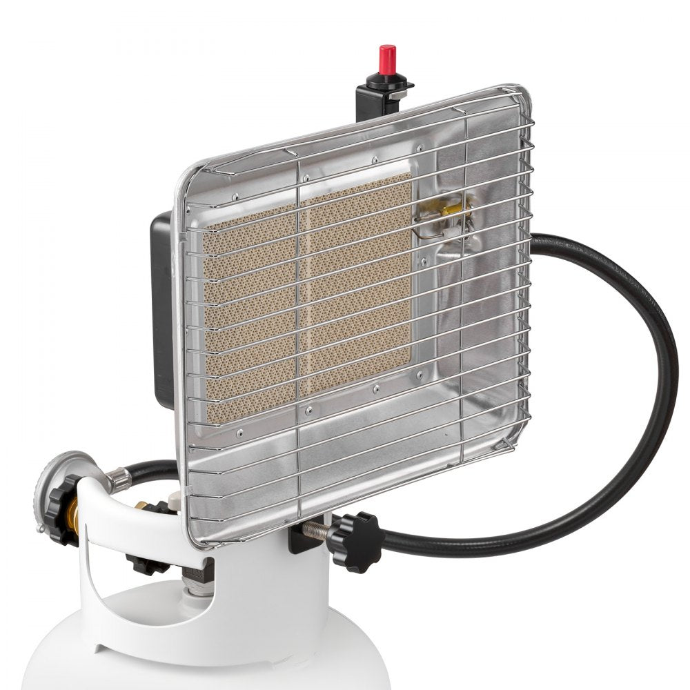 VEVOR Propane Tank Top Heater 13000 BTU Rapid Heating Infrared Single Burner Square