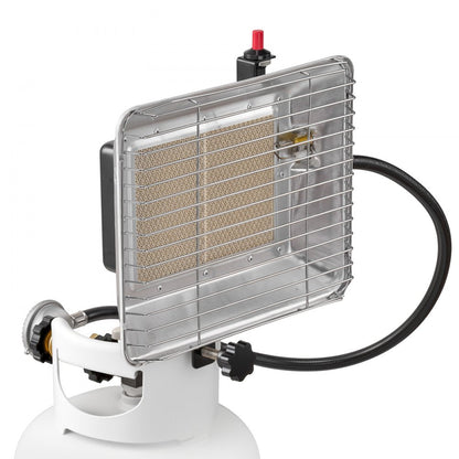 VEVOR Propane Tank Top Heater 13000 BTU Rapid Heating Infrared Single Burner Square