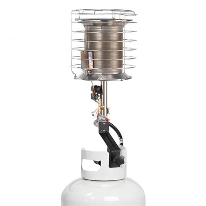 VEVOR Propane Tank Top Heater 42000 BTU Infrared Radiant Single Burner for Outdoors