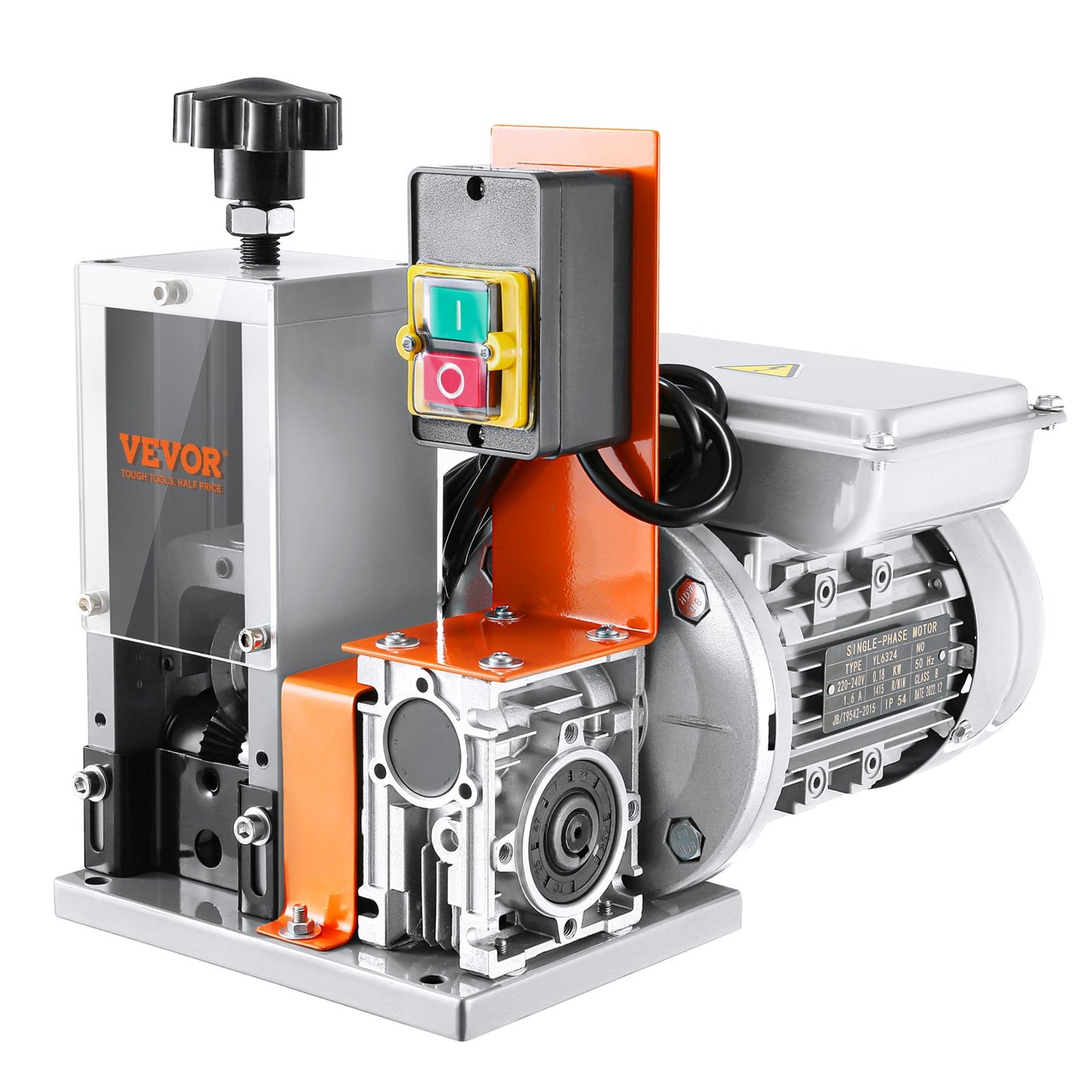 VEVOR Automatic Wire Stripping Machine, 0.06''-0.98'' Electric Motorized Cable Stripper,