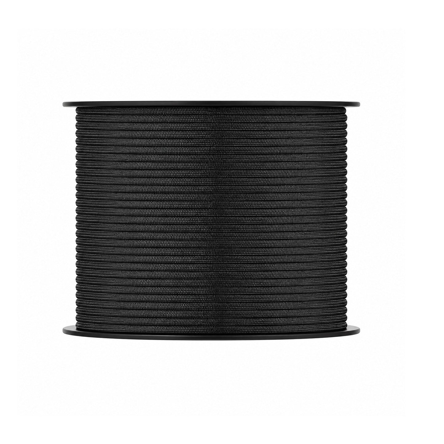 Paracord Rope 4 mm x 305 m Nylon Parachute Cord 550 Tactical, Survival Cord, Heavy Duty 7 Strand, 272 kg High Breaking Strength, Utility Rope, for Outdoor Camping & Bracelets, Black