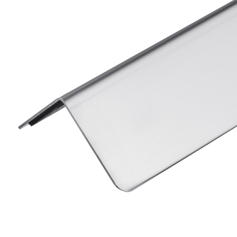Stainless Steel Wall Corner Protector, 38 x 38 x 2436 mm, 10 Pack Metal Corner Guards, 304 Stainless Steel Edge Trim 90-