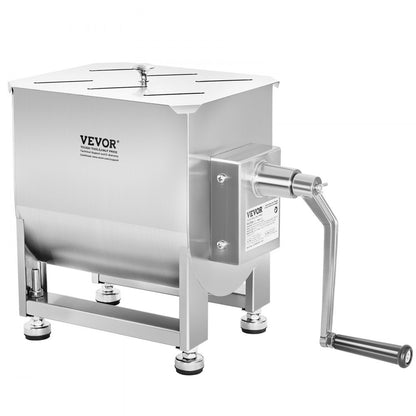 10L Manual Meat Mixer Sausage Hand Mixer Machine Stainless Steel