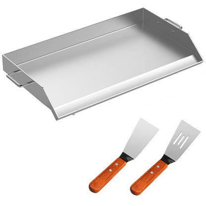 VEVOR 36" x 22" Stainless Steel Comal Griddle Flat Top Grill for outdoor Triple