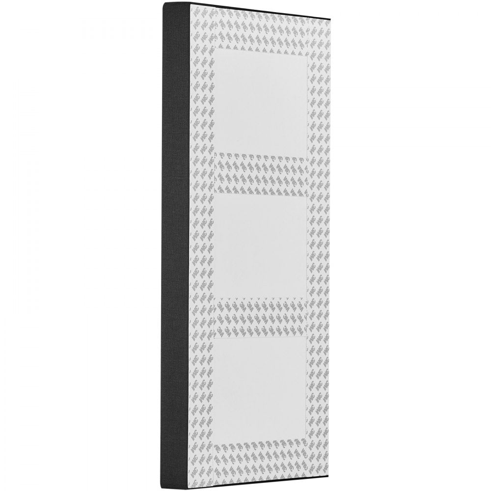 VEVOR 4 PCS Acoustic Wall Panels 5 cm Thick 60 x 30 cm Self-adhesive Black