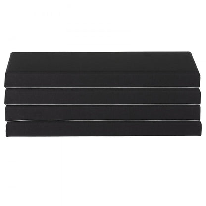 VEVOR 4 PCS Acoustic Wall Panels 5 cm Thick 60 x 30 cm Self-adhesive Black