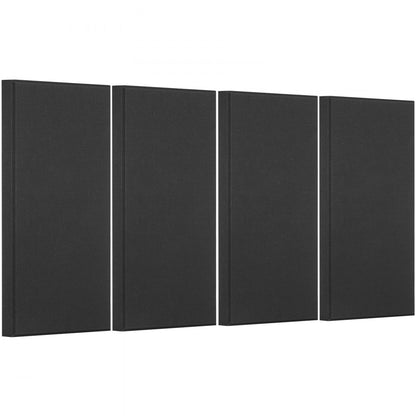 VEVOR 4 PCS Acoustic Wall Panels 5 cm Thick 60 x 30 cm Self-adhesive Black