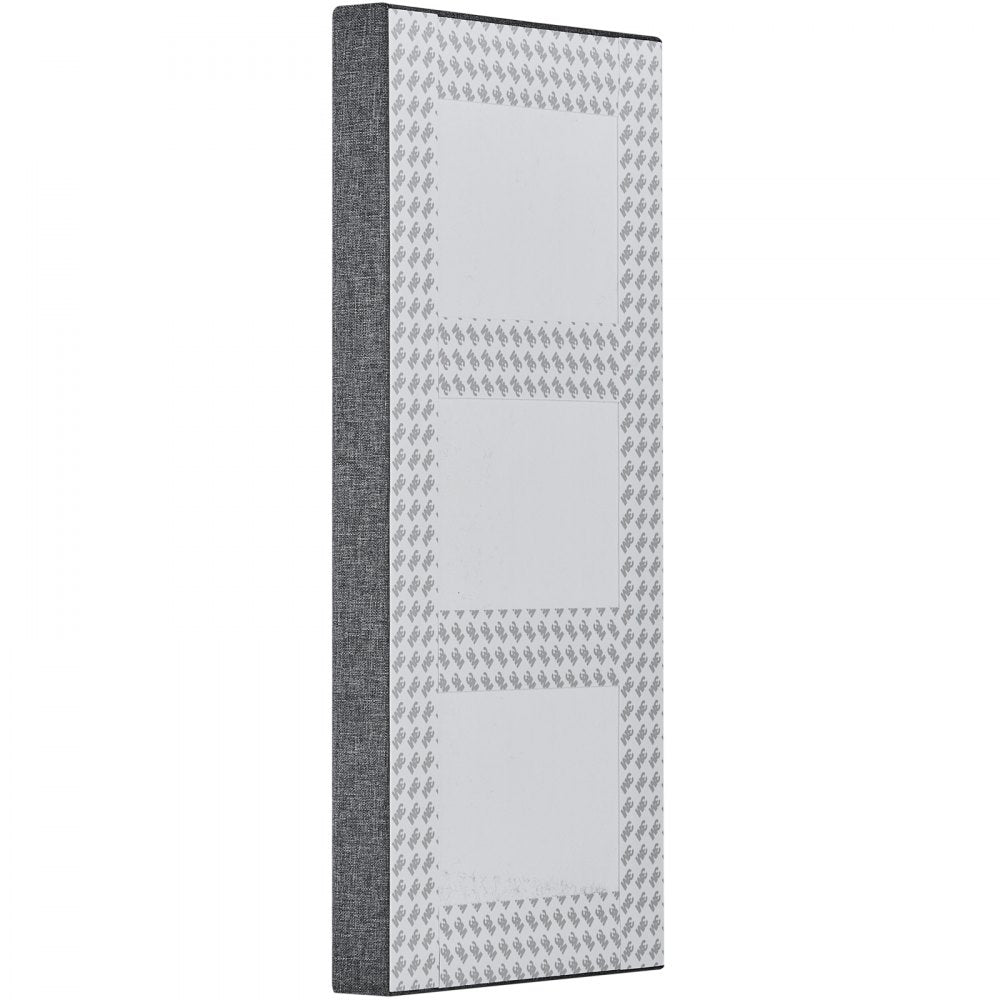 VEVOR 4 PCS Acoustic Wall Panels 5 cm Thick 60 x 30 cm Self-adhesive Gray
