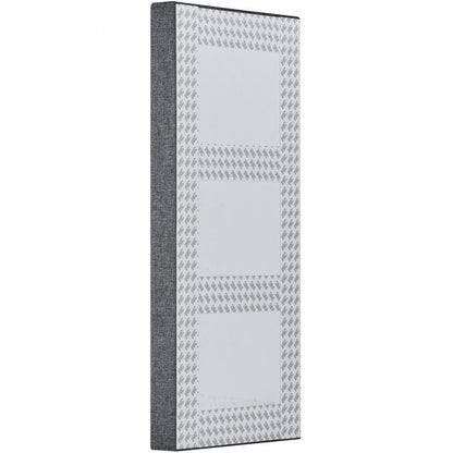 VEVOR 4 PCS Acoustic Wall Panels 5 cm Thick 60 x 30 cm Self-adhesive Gray