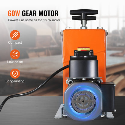 Electric Copper Cable Stripper, 1.5-25 mm, 60 W, with Adjustable Knobs