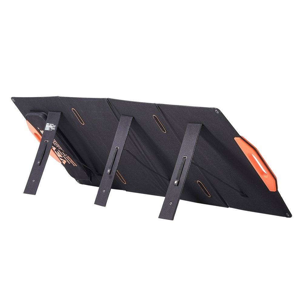 VEVOR Portable Monocrystalline Solar Panel 120W Foldable ETFE Solar Charger kit