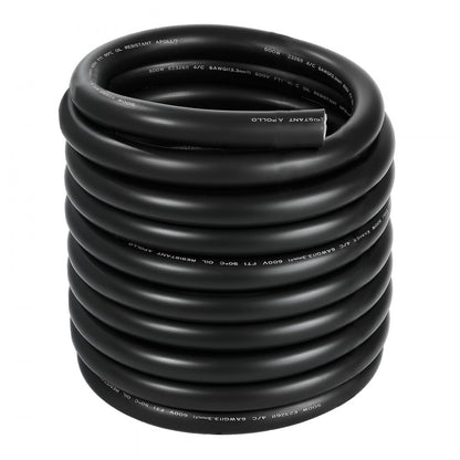VEVOR 7.62 m 6AWG Portable Electrical Power Cable Extension Cord Copper Wire