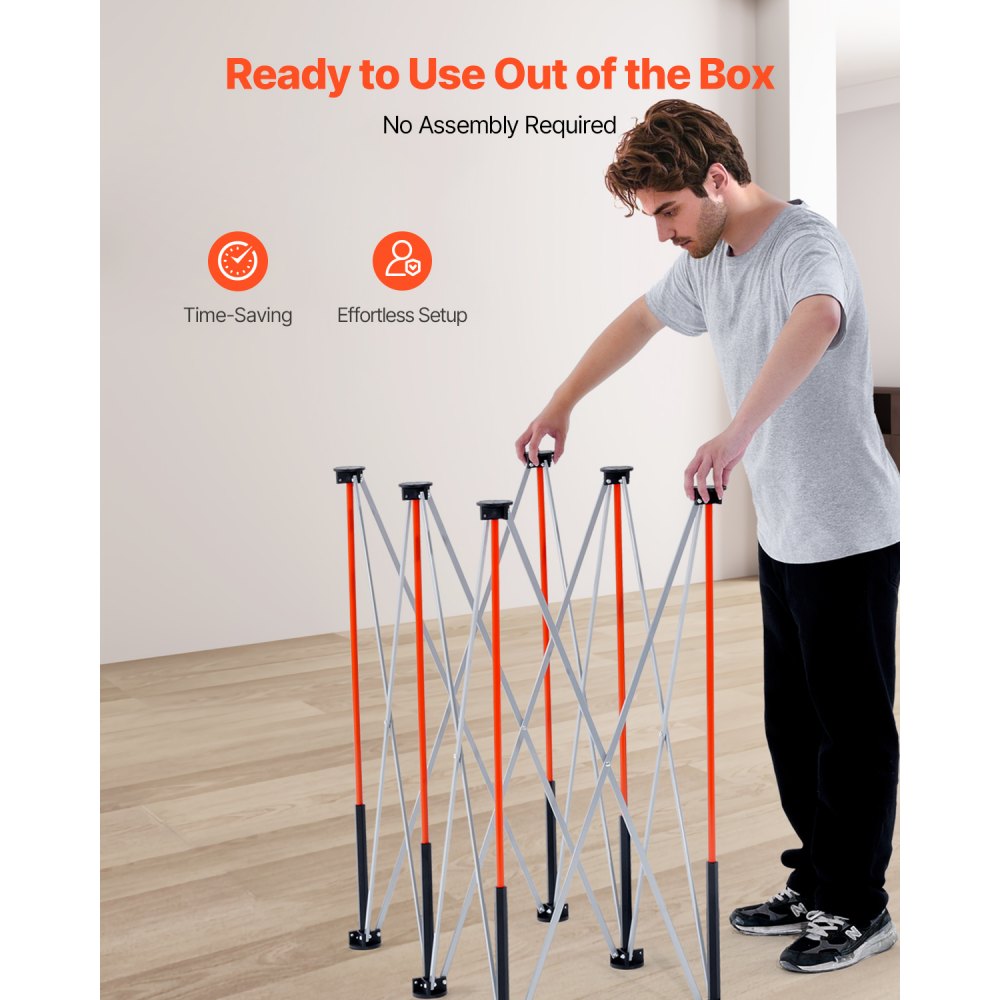 VEVOR Portable Folding Workstand 1267 x 665 mm Collapsible Work Stand 1135 kg