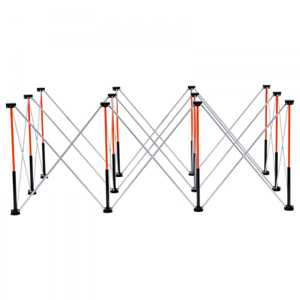 VEVOR Portable Folding Workstand 1865 x 1261 mm Collapsible Work Stand 2041 kg