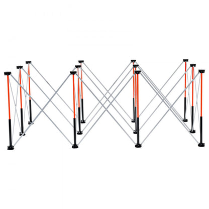 VEVOR Portable Folding Workstand 1865 x 1261 mm Collapsible Work Stand 2041 kg