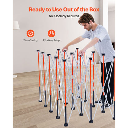 VEVOR Portable Folding Workstand 2445 x 1255 mm Collapsible Work Stand 2724 kg