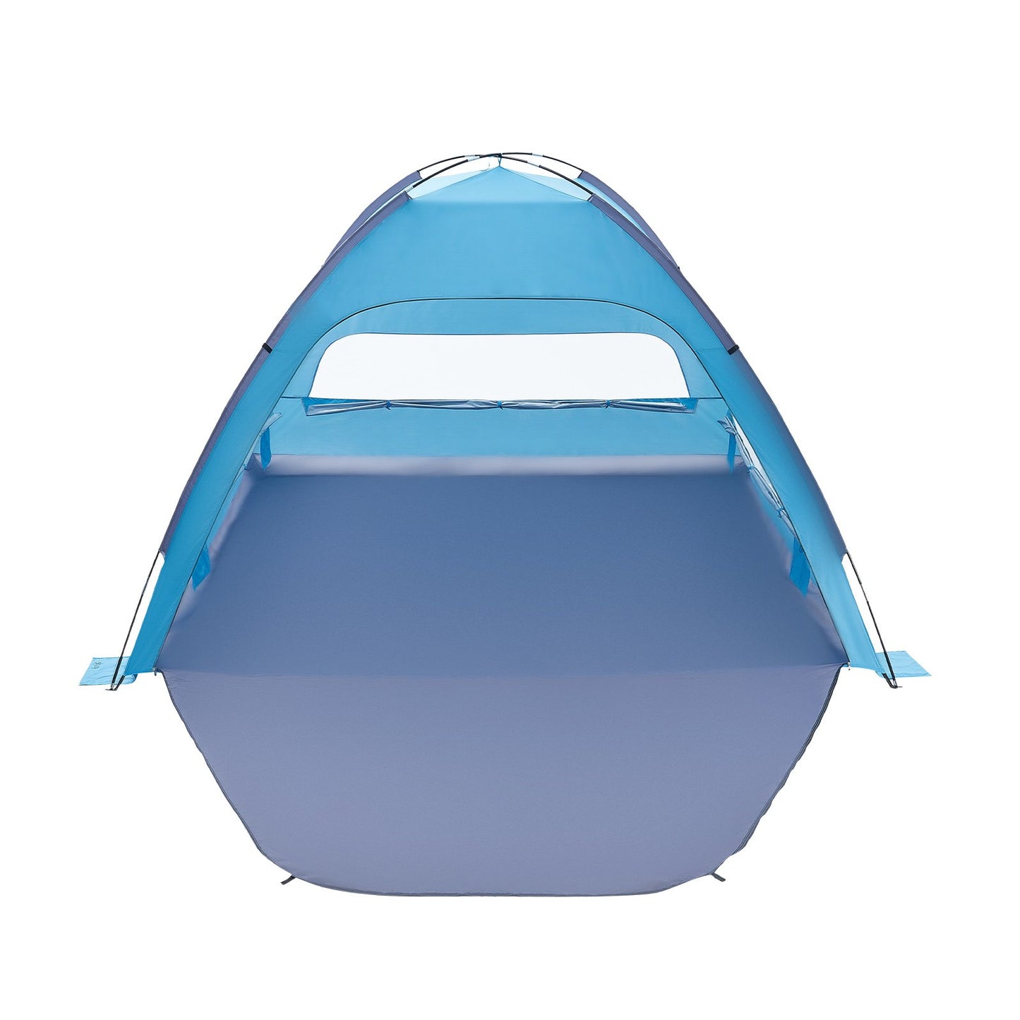 Beach Tent Sun Shelter for 8 Person, UPF 50+ Protection, Portable Sun Shade Canopy with Carrying Bag & Sand Pockets, Lightweight and Easy Setup Beach Umbrella for Camping Fishing Outdoor Picnic