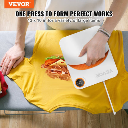 Portable 30 x 25 cm Heat Press for Sublimation Transfers and DIY T-Shirts