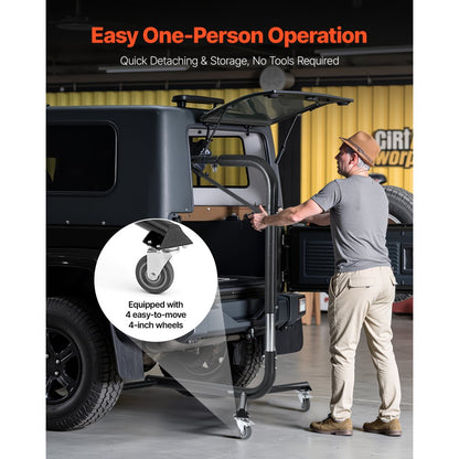 VEVOR Hard Top Removal Lift for Jeep Wranglers YJ TJ JK JL & 4XE Ford Bronco