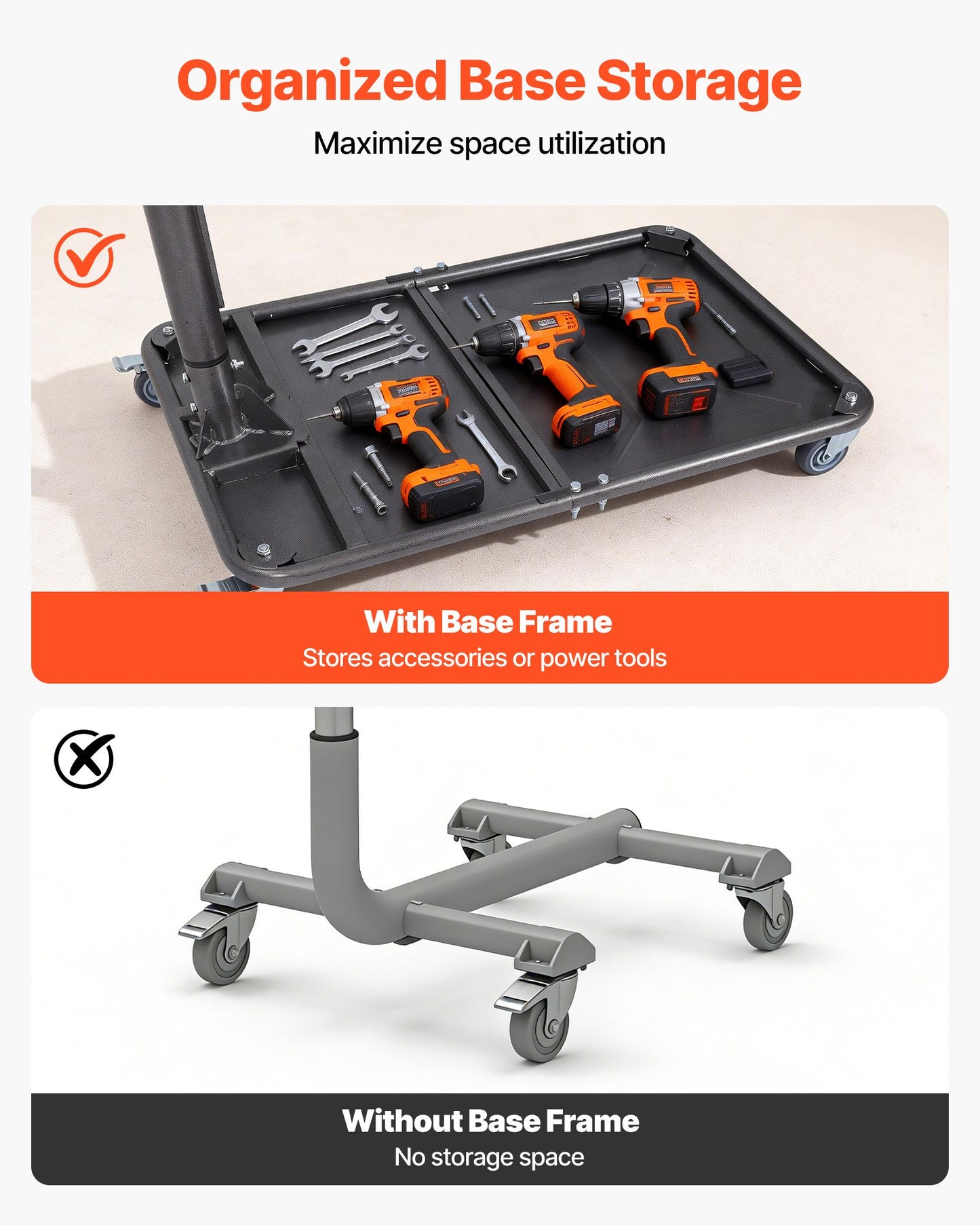 Hard Top Remover Lift, 99.79 kg, Jeep Hardtop Removal and Storage System, Quick & Easy One-Person Operation, Adjustable Height, for Jeep Wrangler YJ, TJ, JK, JL, 4XE, Ford Bronco 4 Door & 6 Gen+
