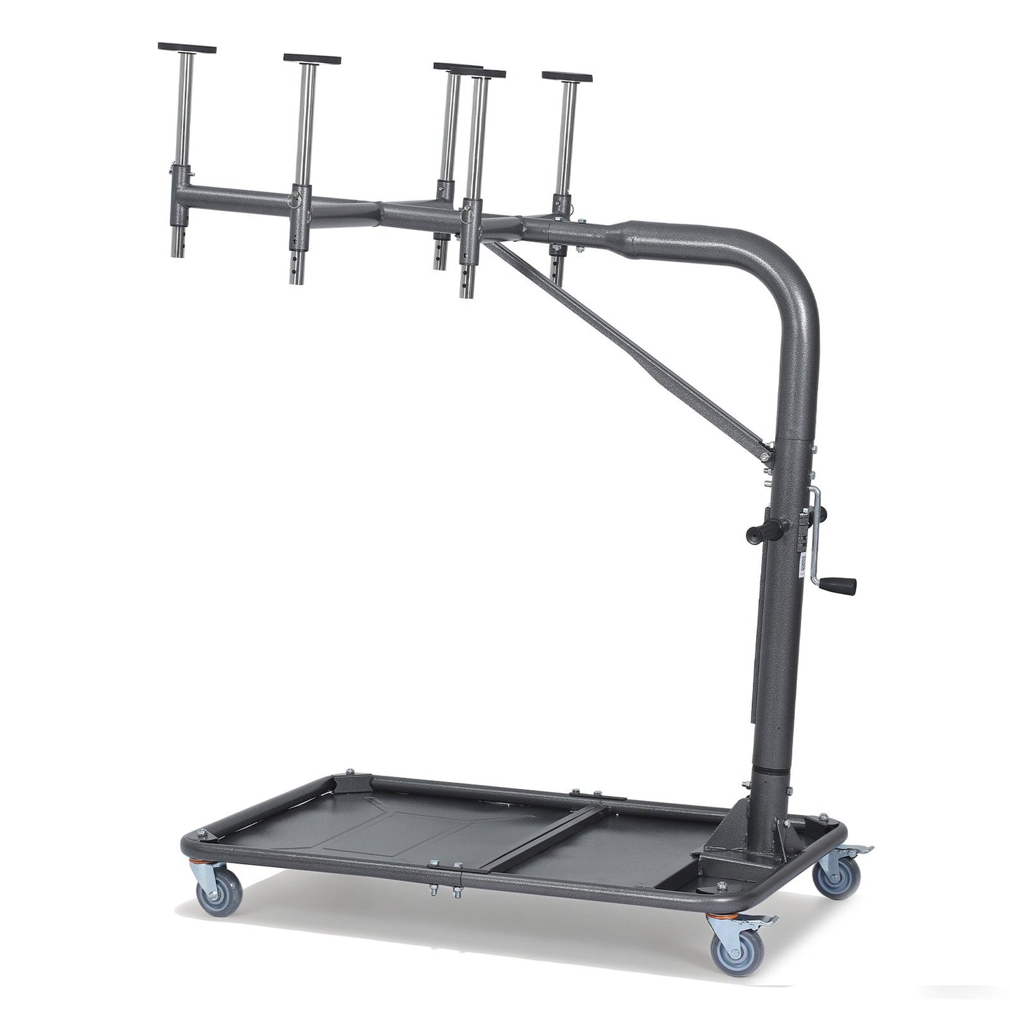 Hard Top Remover Lift, 99.79 kg, Jeep Hardtop Removal and Storage System, Quick & Easy One-Person Operation, Adjustable Height, for Jeep Wrangler YJ, TJ, JK, JL, 4XE, Ford Bronco 4 Door & 6 Gen+
