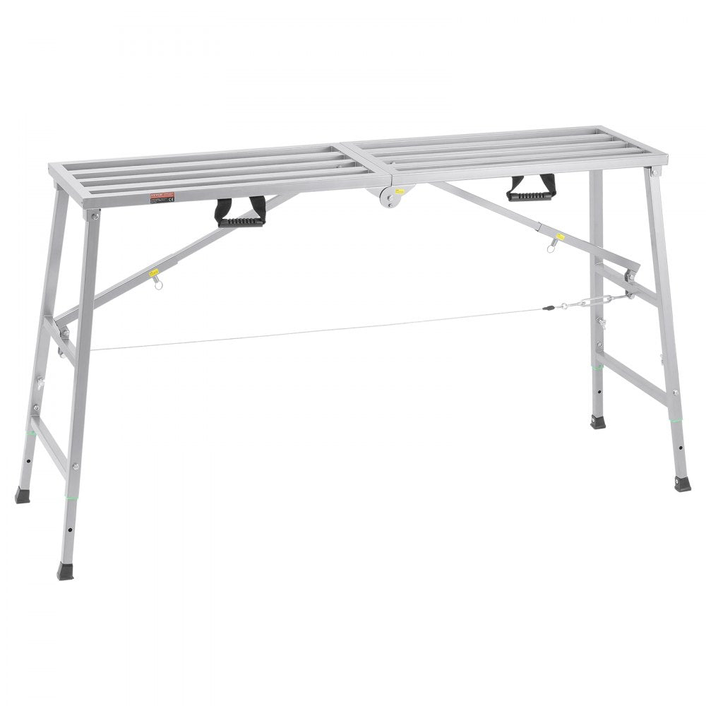 VEVOR Work Platform Adjustable Height Portable Scaffolding Platform 400 kg Load