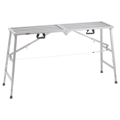 VEVOR Work Platform Adjustable Height Portable Scaffolding Platform 400 kg Load
