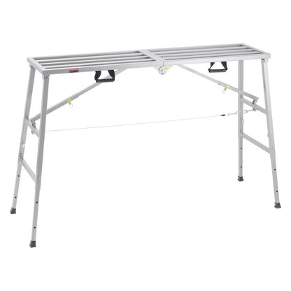 VEVOR Work Platform Adjustable Height Portable Scaffolding Platform 400 kg Load
