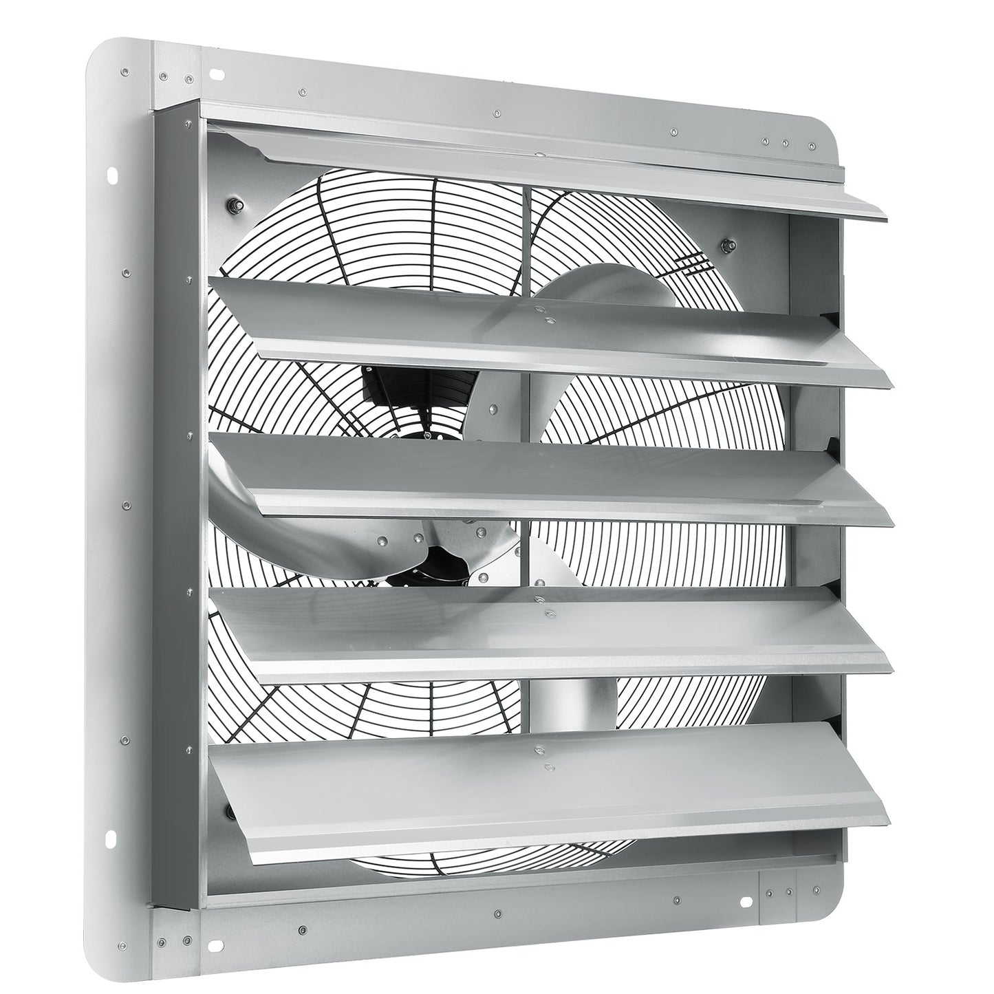 VEVOR Shutter Exhaust Fan, 610 mm High-speed 1400RPM 2892 CFM, Aluminum Wall Mount