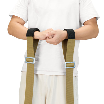 Moving Straps, Supports up to 453.6 kg, 2-Person Lifting and Moving System with 2 Harness Straps & 2 Load-bearing Straps, Adjustable Lifting Shoulder Straps Move Furniture Appliances Mattresses