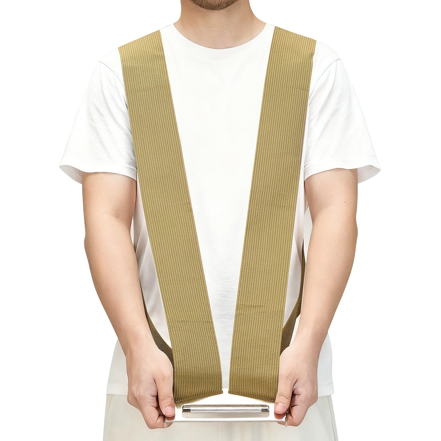 Moving Straps, 2-Person Lifting and Moving System with 2 Harness Straps, 1 Load-bearing Strap & 1 Handheld Strap, Adjustable Lifting Shoulder Straps Move Furniture Appliances Mattresses