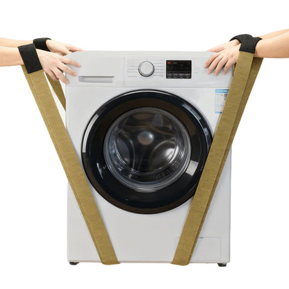Moving Straps, 2-Person Lifting and Moving System with 2 Harness Straps, 2 Load-bearing Straps & 1 Handheld Strap, Adjustable Lifting Shoulder Straps Move Furniture Appliances Mattresses