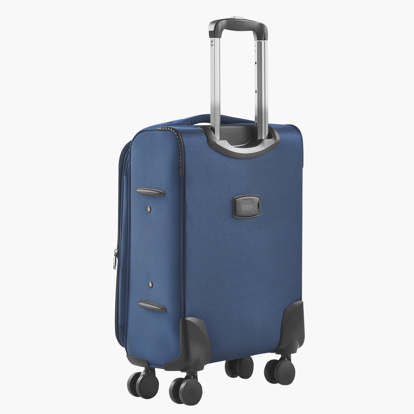 Softside Expandable Luggage with Spinner Wheels, 50.8 cm Softside Carry on Luggage, Lightweight Checked Suitcase with Expandable Zippered Pocket and TSA Lock, Blue