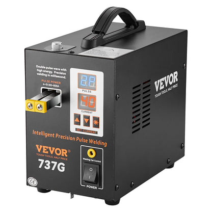 VEVOR Spot Welder, 737G Pulse Spot Welder, Portable High-Power Welding Machine Soldering