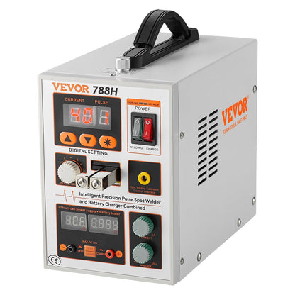 Dual Mode Pulse Spot Welder & Battery Charger, 2.8KW, 0.15mm Thickness