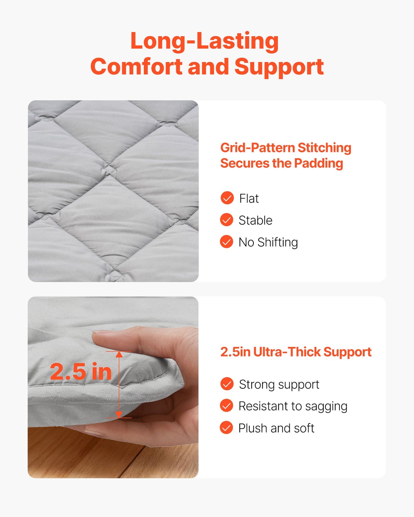 Japanese Tatami Mat, Twin Size Foldable Japanese Tatami Mattress, Futon Mattress with Storage Bag & Fastener, 9-Layer Floor Mat for Sleeping, Dorm, Meditation, Yoga, 2032 x 991 x 63.5 mm, Gray