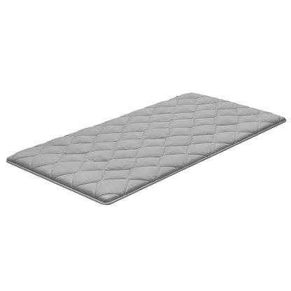 Japanese Tatami Mat, Twin Size Foldable Japanese Tatami Mattress, Futon Mattress with Storage Bag & Fastener, 9-Layer Floor Mat for Sleeping, Dorm, Meditation, Yoga, 2032 x 991 x 63.5 mm, Gray