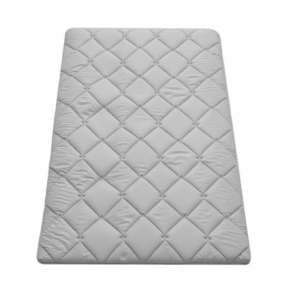 Japanese Tatami Mat, Twin Size Foldable Japanese Tatami Mattress, Futon Mattress with Storage Bag & Fastener, 9-Layer Floor Mat for Sleeping, Dorm, Meditation, Yoga, 2032 x 991 x 63.5 mm, Gray