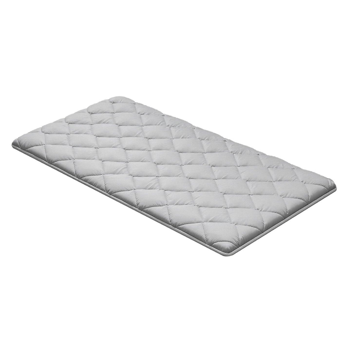 Japanese Tatami Mat, Twin Size Foldable Japanese Tatami Mattress, Futon Mattress with Storage Bag & Fastener, 9-Layer Floor Mat for Sleeping, Dorm, Meditation, Yoga, 2032 x 991 x 63.5 mm, Gray